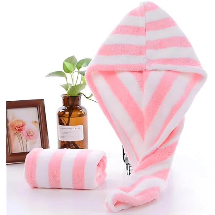 Absorbent Wrap - Premium Microfiber Towel for Fast Drying and Styling, Featuring a Unique Design for Long, Curly Hair to Minimize Frizz and Comfortably Fit Any Adult. - Image 4